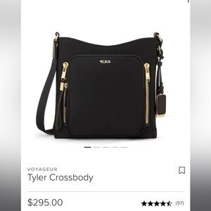 Tumi Voyaguer Tyler Crossbody Black/Gold